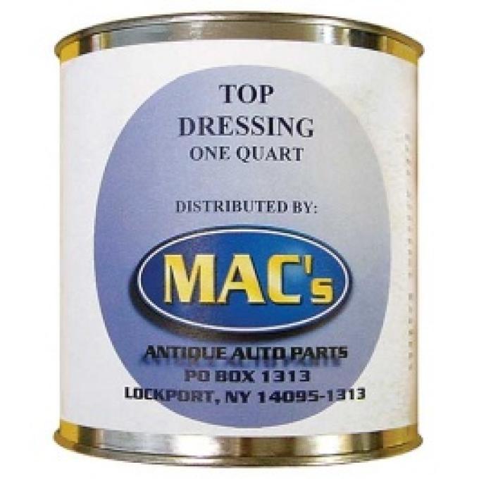 Vinyl Top Dressing, Black, 1 Quart Can