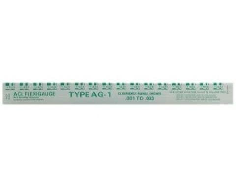 Plastigage, Range .001-.003, Green