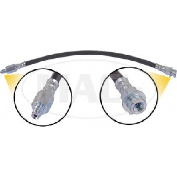 Ford Thunderbird Brake Hose, Front, 15 Long, 1961-64