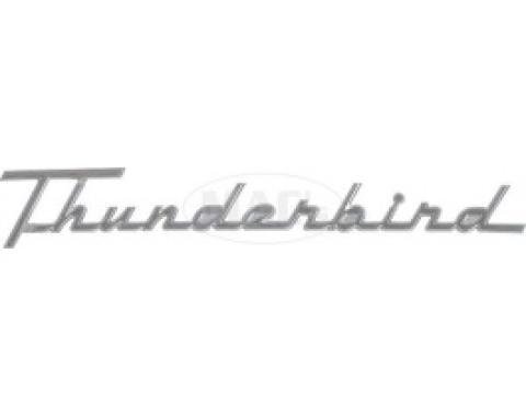 Ford Thunderbird Quarter Panel Nameplate, Thunderbird, 1955-56