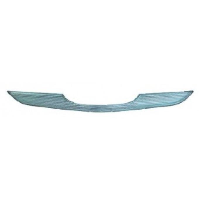Ford Thunderbird Trunk Lock Ornament Insert, Plastic Turquoise, 1961-63