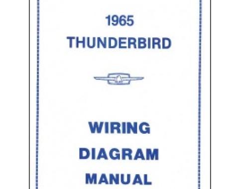 Thunderbird Wiring Diagram Manual, 16 Pages, 1965