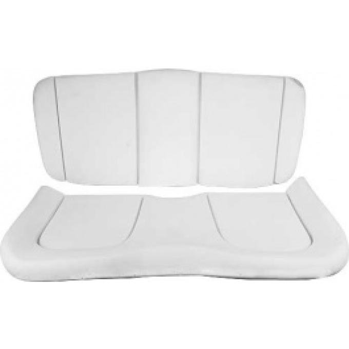 Ford Thunderbird Molded Rear Seat Foam Set, 2 Pieces, 1958-60