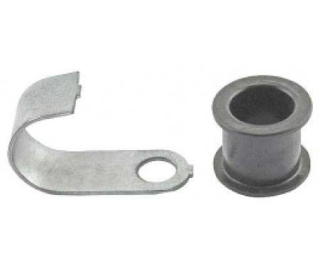 Ford Thunderbird Starter Cable Bracket & Grommet Set, Mounts On Bell Housing, 1957-60