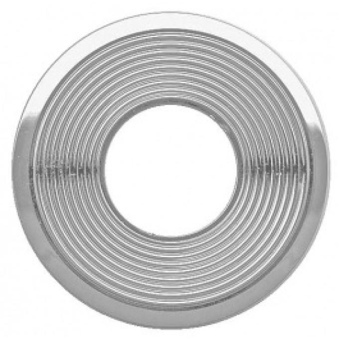 Ford Thunderbird Escutcheon Plate, For Quarter Window Cranks, Chromed Plastic, 1963