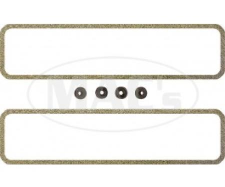 Ford Thunderbird Valve Cover Gasket Set, Cork, Includes Grommets, 292 & 312 V8, 1955-57