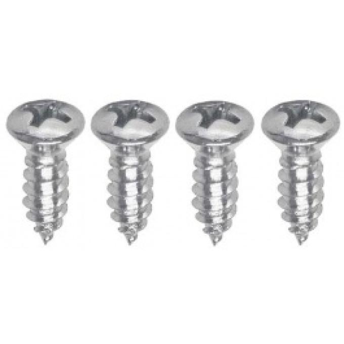 Ford Thunderbird Upper Corner Of Interior Windshield Screw Set, Coupe, 1961-63