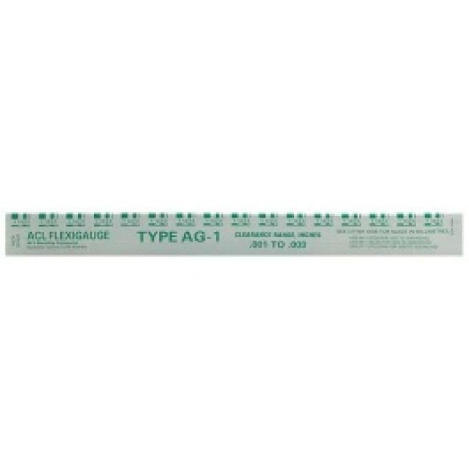 Plastigage, Range .001-.003, Green