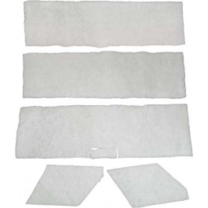 Ford Thunderbird Headliner Insulation Set, 5 Pieces, 1958-60
