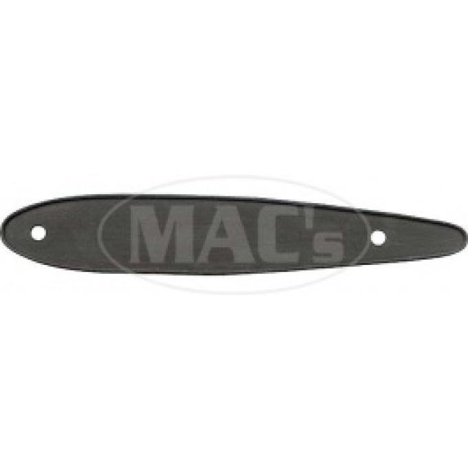 Ford Thunderbird Outside Rear View Mirror Base Gasket, Molded Rubber, 1955-60