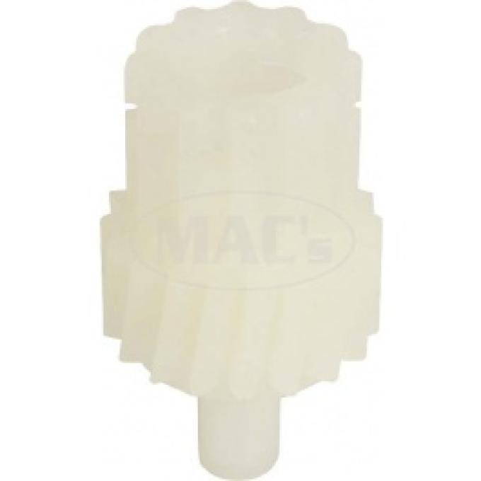 Ford Thunderbird Speedometer Driven Gear, 18 Teeth, White, Type 3A, 1957-63