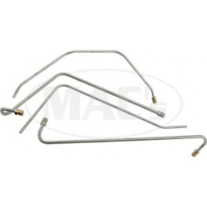 Ford Thunderbird Fuel & Vacuum Line Set, 4 Pcs, OE Steel, 1955