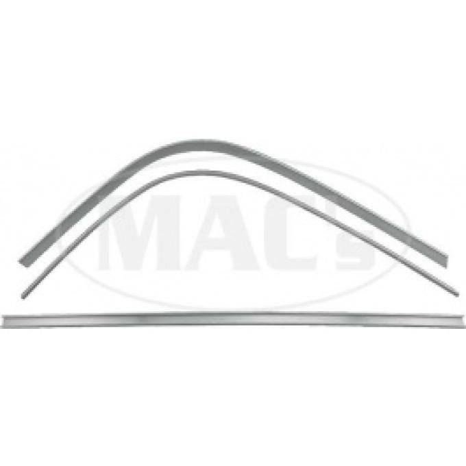 Ford Thunderbird Soft Top Rear Tack Strip Channel, 1955-57