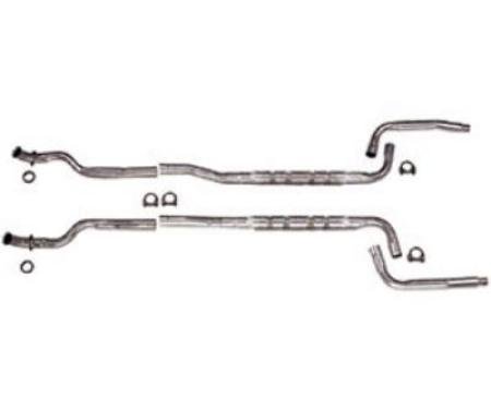 Corvette Chambered Exhaust System, High Performance, 2.5", 4-Speed, 1974-1979