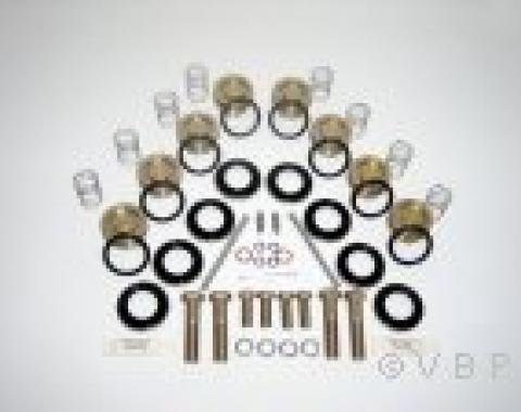 Corvette Front Brake Caliper O-Ring Piston Conversion Kit, 2 Front, 1965-1982
