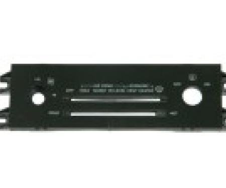 Corvette Heater & Air Conditioning Control Face, with Defrost, 1984
