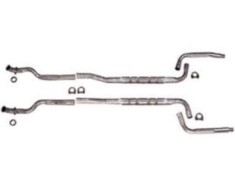Corvette Chambered Exhaust System, High Performance, 2.5", 4-Speed, 1974-1979
