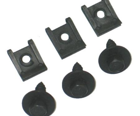 Redline Restomotive® 1973-1982 Chevrolet Corvette Coolant Recovery Tank Mount Kit