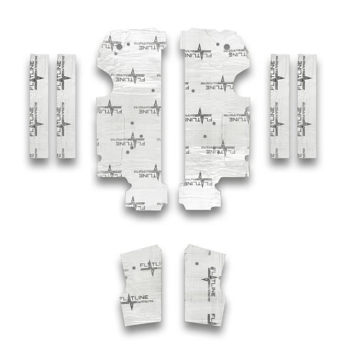 Flatline Barriers 1962-64 Chevrolet Corvair Convertible, Thermal Accoustic Insulation Door Kit TABR8105