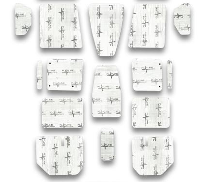 Flatline Barriers 1967-76 Dodge-Dart, Plymouth-Barracuda,Duster,Scamp,Valiant Floor Insulation Kit TABKA9100