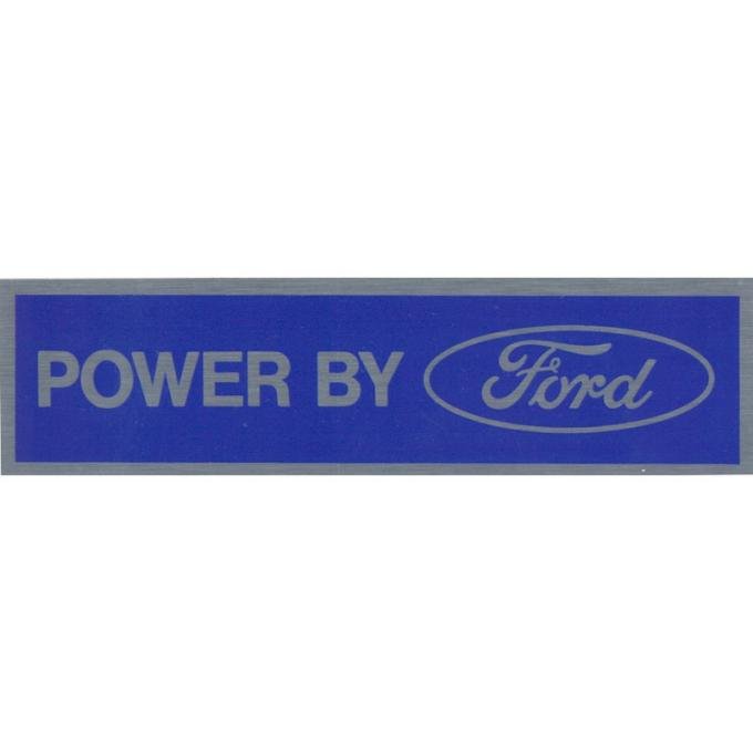 Dennis Carpenter Decal - Powerd by Ford - Chrome - 1976 Ford Truck,  - Ford Bronco, 1976 Ford Car   DF-410