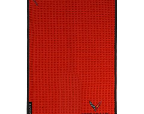 Golf's Finest Microfiber Cart Towel - Next Generation Corvette, Red