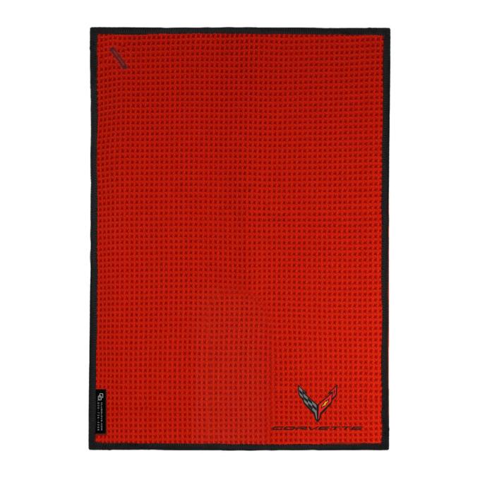Golf's Finest Microfiber Cart Towel - Next Generation Corvette, Red