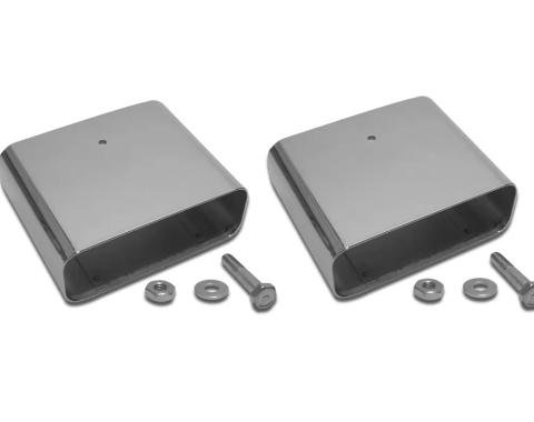 Corvette Exhaust Extensions, LT1 Style 100% Stainless Steel, 1985-1991