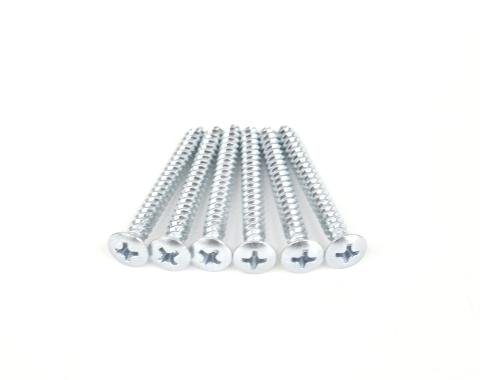 Redline Restomotive® 1965-1968 Mustang / Cougar 6 Piece Center Console Mounting Screw Set