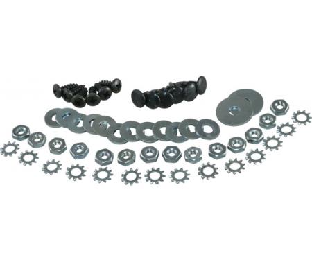 Corvette Weatherstrip Fastener Kit, Convertible Top 54 Piece, 1963-1967