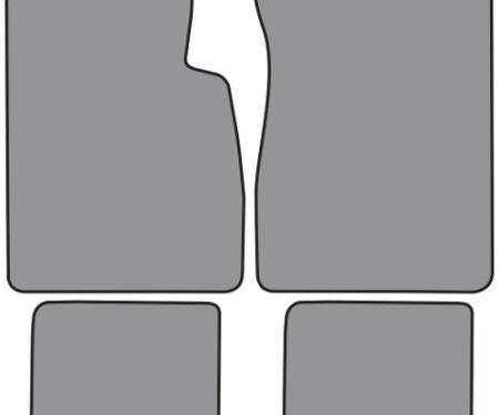 ACC 1960-1962 Ford Falcon 2DR/4DR Floor Mat 4pc (FM36F FM18R) Loop