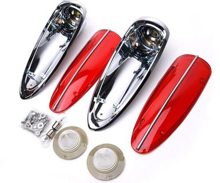 Corvette Taillight Assembly, Complete, 1958-1960