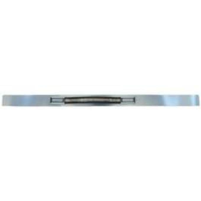 Chevy Truck Trim Inserts, Front, Full Size, Brushed Aluminum Trim Inserts With Pull Straps, 1981-1991