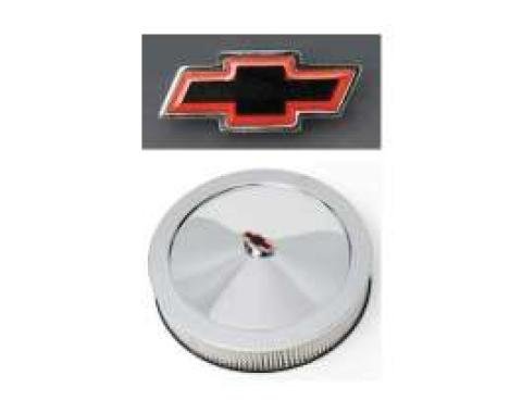 Chevy Truck Air Cleaner Wingnut, Bowtie, Chrome, Large, 1947-1955