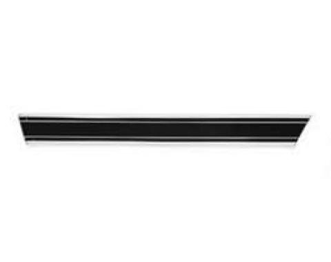 Chevy Truck Custom Sport Fleet Side Molding, Long Bed, With Black Insert, Right Rear Lower, 1969-1972