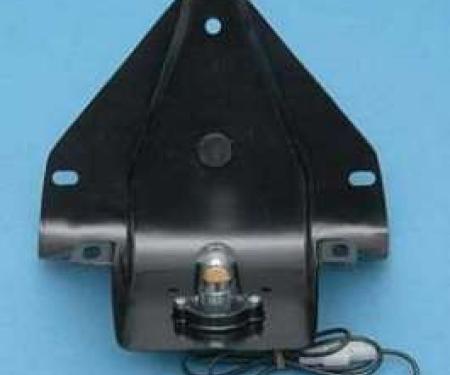 Chevy Truck Rear License Plate Bracket & Light Assembly, 1960-1966