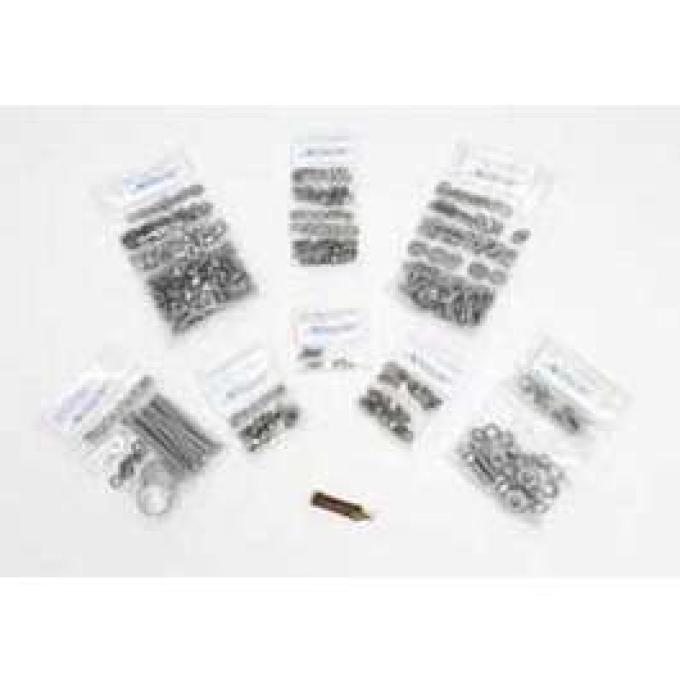 Chevy Truck Hex Head Bolt Kit, Fleet Side Bed, Stainless Steel, 1958-1959