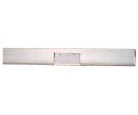 Chevy Truck Step Side Smooth Rear Roll Pan With License Plate Box, 1957-1987