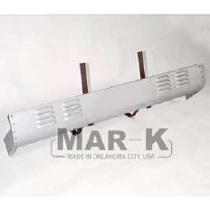 Chevy Truck Roll Pan, Louvered, 4-Row, Without License Plate Box, 1947-1953