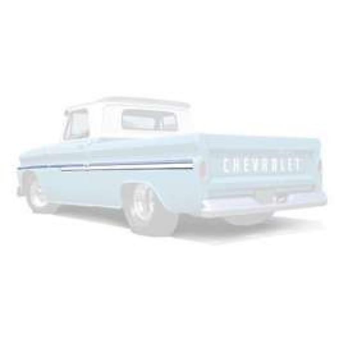 Chevy Truck Molding Kit, Fleet Side, Long Bed, 1962-1966