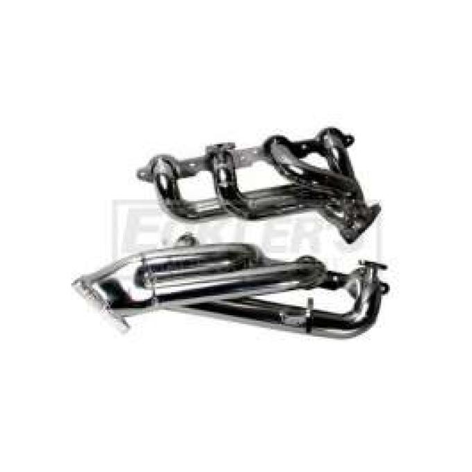 GM Truck/SUV 4.8/5.3L BBK 1-3/4 Shorty Tuned Length Chrome Exhaust Headers, 1999-2007