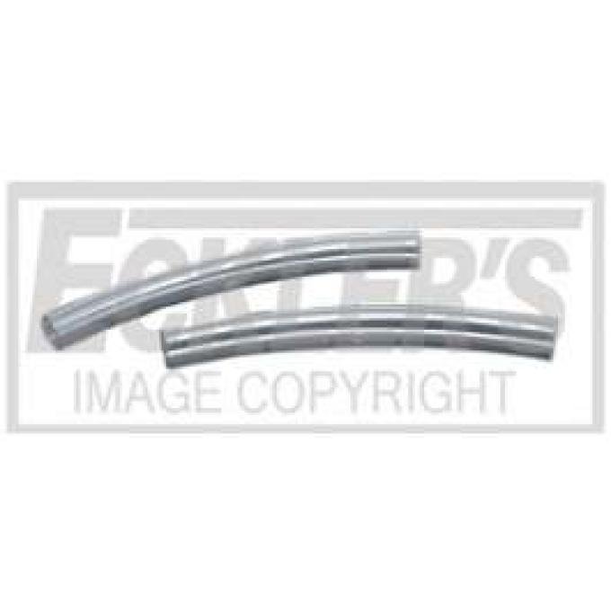 Chevy Truck Tailgate Chain Covers, Fleet Side, Clear, 1958-1966