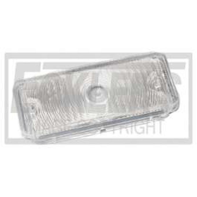 Chevy Truck Parking Light, Turn Signal Lens, Clear, Left, 1967-1968