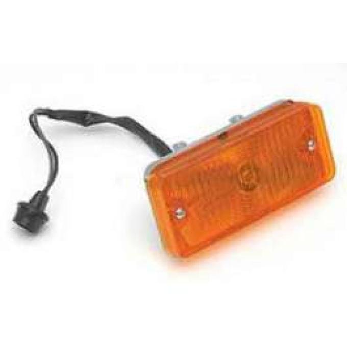 Chevy Truck Parking & Turn Signal Light Assembly, Amber, Left, 1967-1968