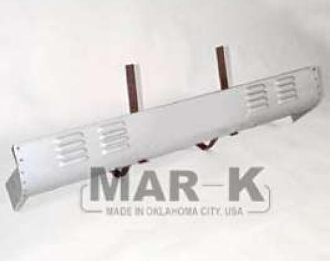Chevy Truck Roll Pan, Louvered, 4-Row, Without License Plate Box, 1947-1953