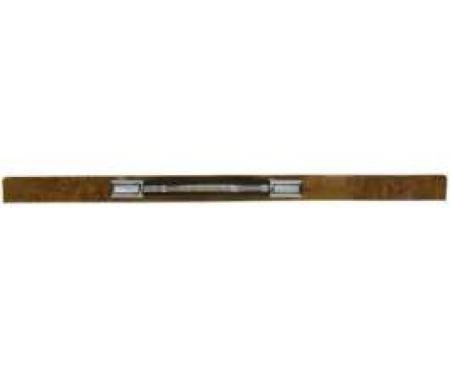 Chevy Truck Trim Inserts, Front, Full Size, Wood Grain Trim Inserts With Pull Straps, 1981-1991