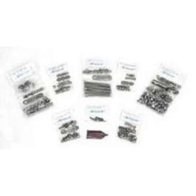 Chevy Truck Button Head Bolt Kit, Fleet Side Metal Bed, Stainless Steel, 1967-1972