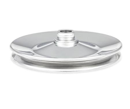 Chevelle Power Steering Pump Pulley, Chrome, Single Groove, 1964-1972