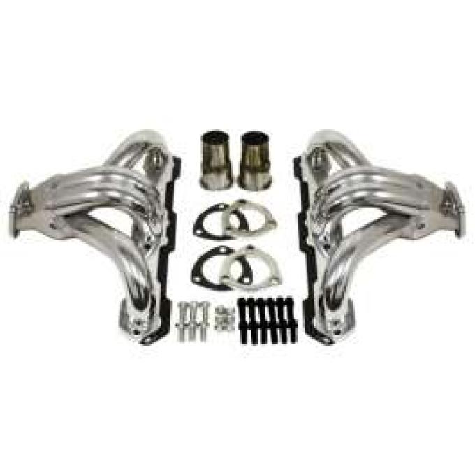 Chevelle & Malibu Ceramic Coated Shorty Headers, Small Block, 1964-1983
