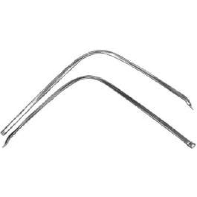 Chevelle Convertible Top Well Molding Set, 1968-1972